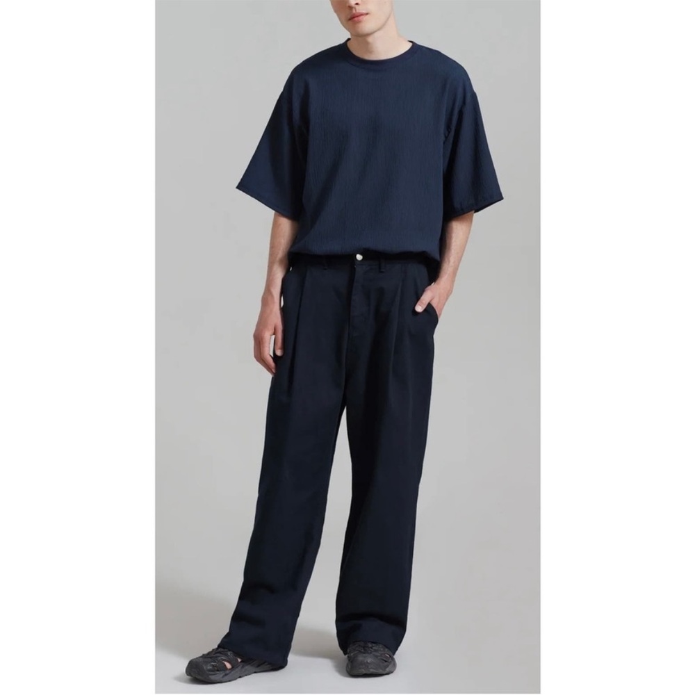 The Frankie Shop Drew Denim Pants Navy Blue